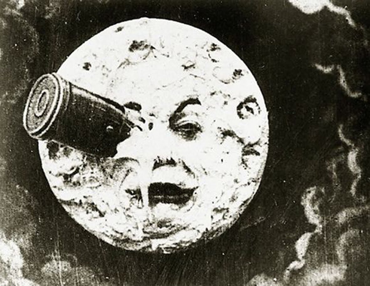 The Man in the Moon with a capsule lodged in his eye, from Georges Méliès's A Trip to the Moon