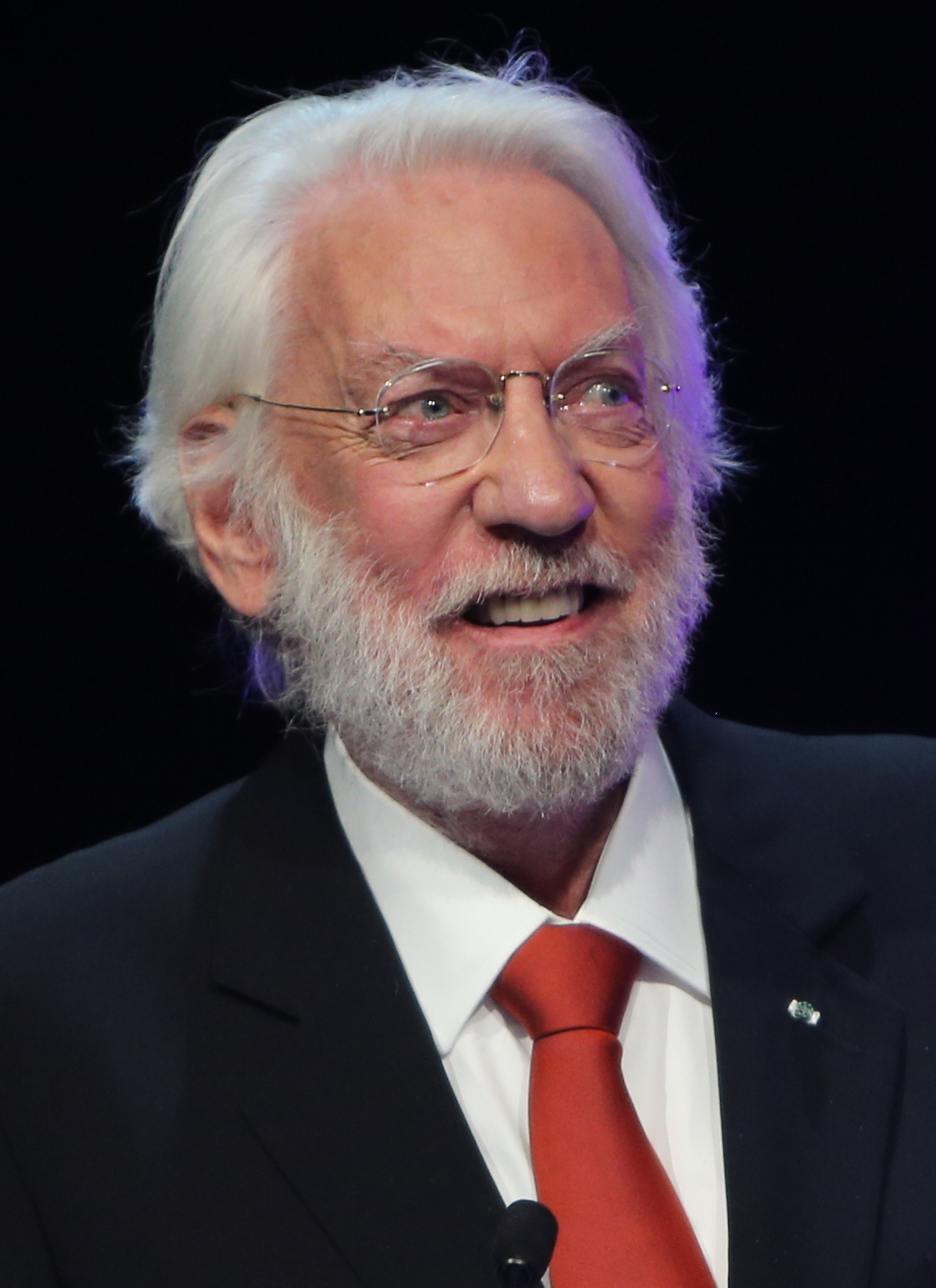 Donald Sutherland photographed at the Monte-Carlo Television Festival in 2013