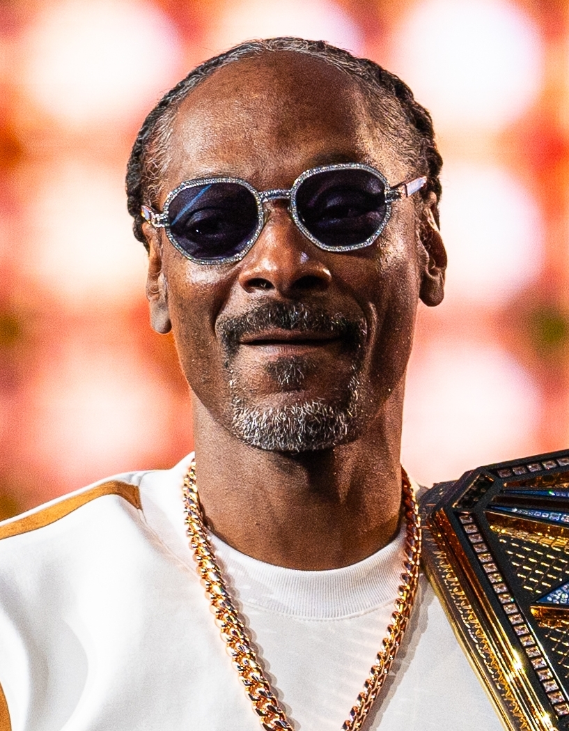 Snoop Dogg photographed at WrestleMania XL in 2024
