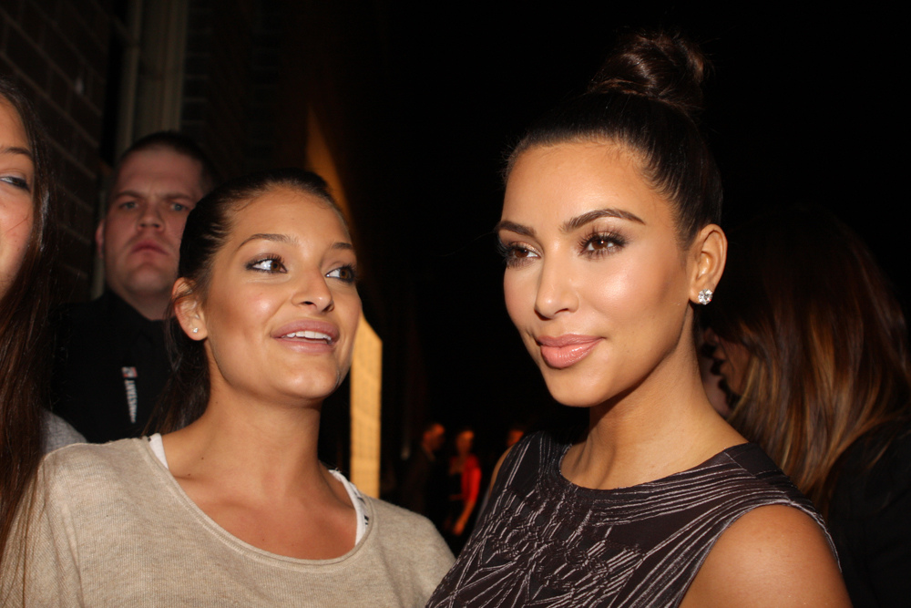 Kim Kardashian photographed at a public event in Sydney in September 2012