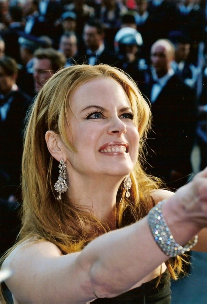 Nicole Kidman photographed at a public event in 2001
