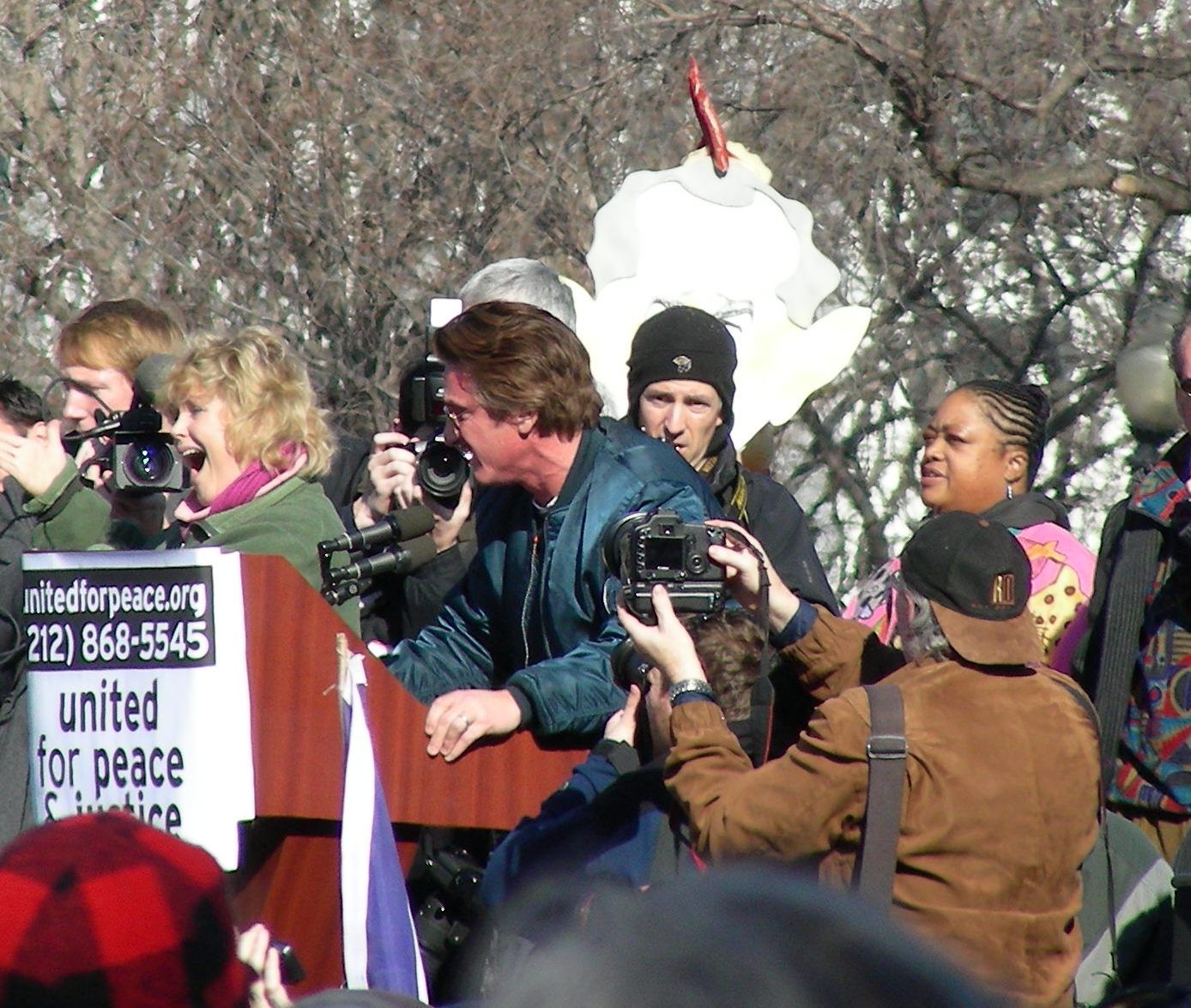 Sean Penn photographed at a film festival appearance in January 2007