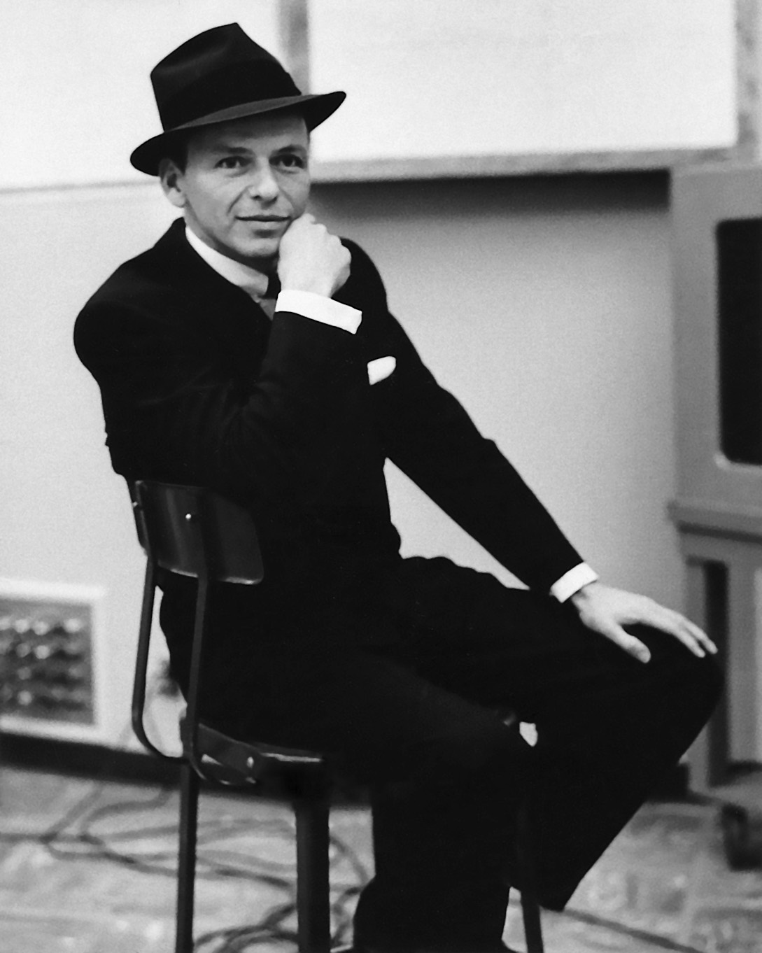 Studio portrait of Frank Sinatra made for Capitol Records in 1957
