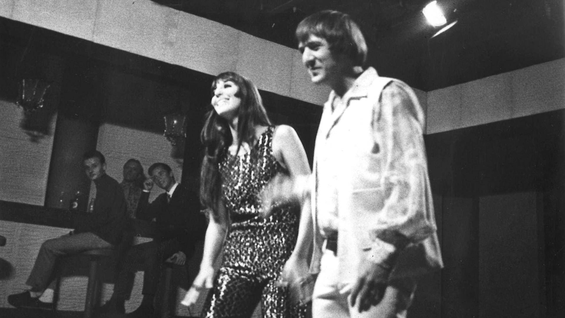 Sonny Bono and Cher photographed together in September 1966