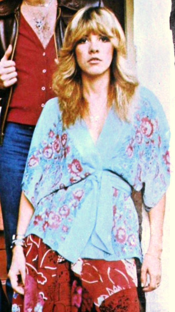 Stevie Nicks in a 1977 record-label publicity photograph